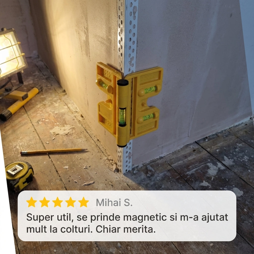 Nivel Magnetic Pliabil Colțar