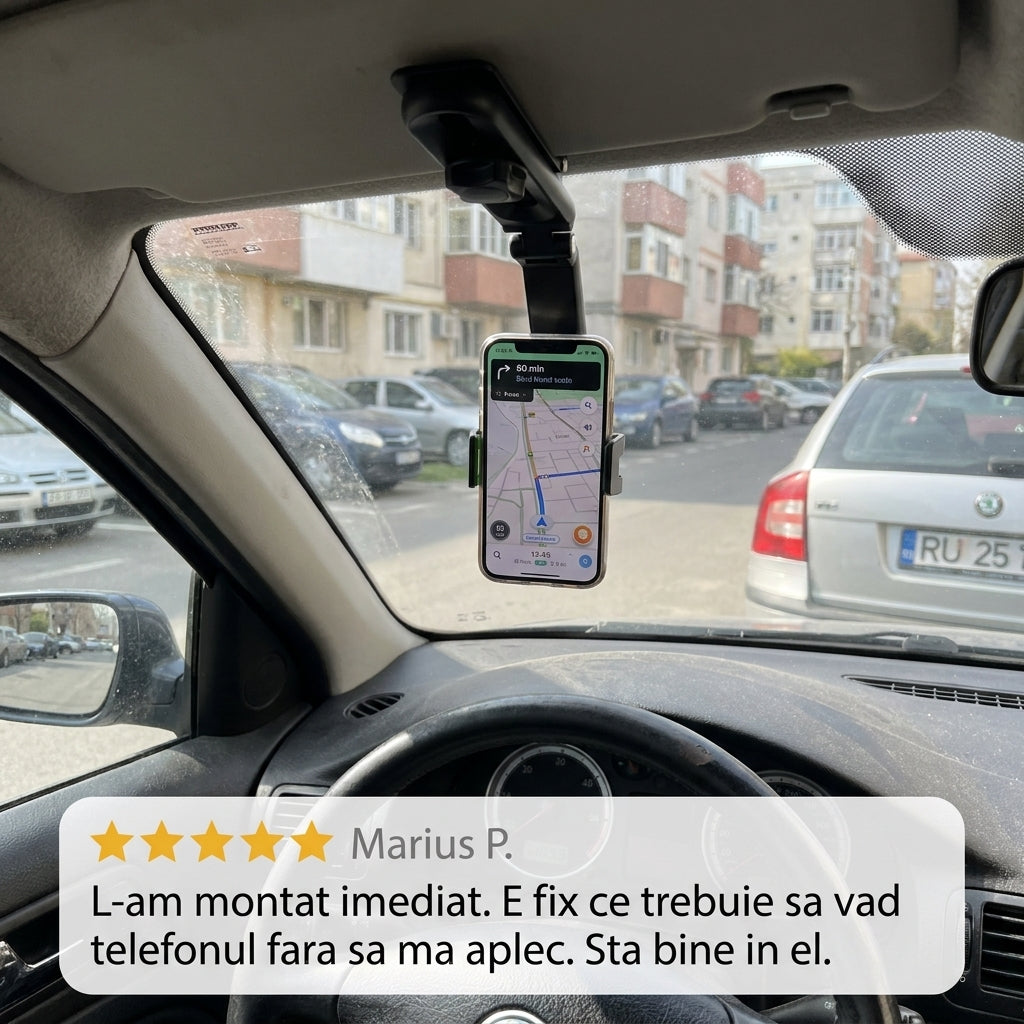 Suport Telefon Auto Parasolar