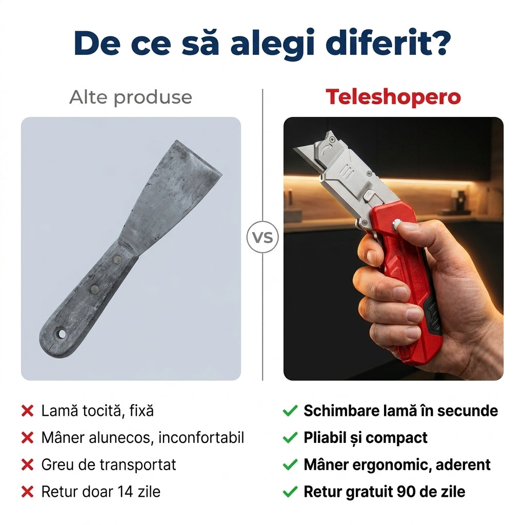 Răzuitor Pliabil Multifuncțional