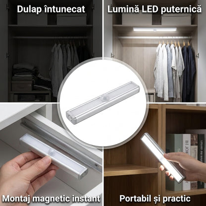 Set 2 Lămpi LED Magnetice