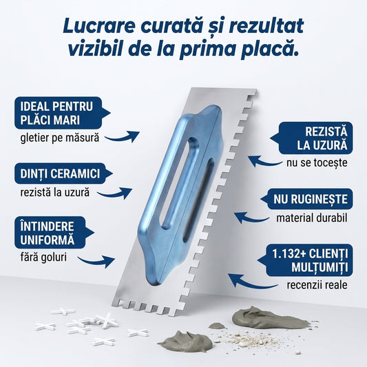 Gletieră Ceramică Plăci Mari