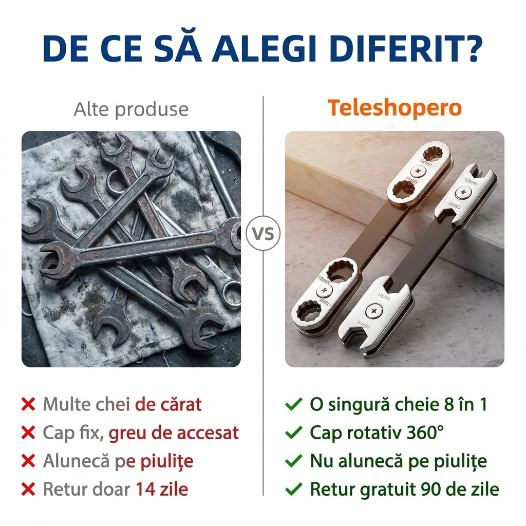 Cheie Rotativă Multifuncțională
