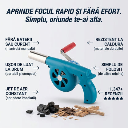 Ventilator Manual Pentru Grătar