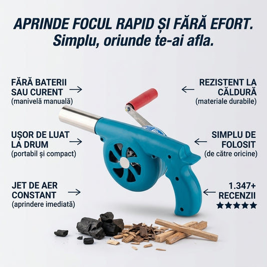 Ventilator Manual Pentru Grătar