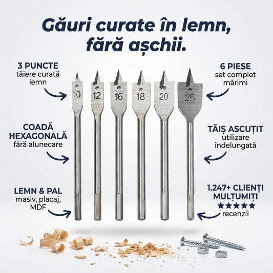 Set Freze Burghie Lemn