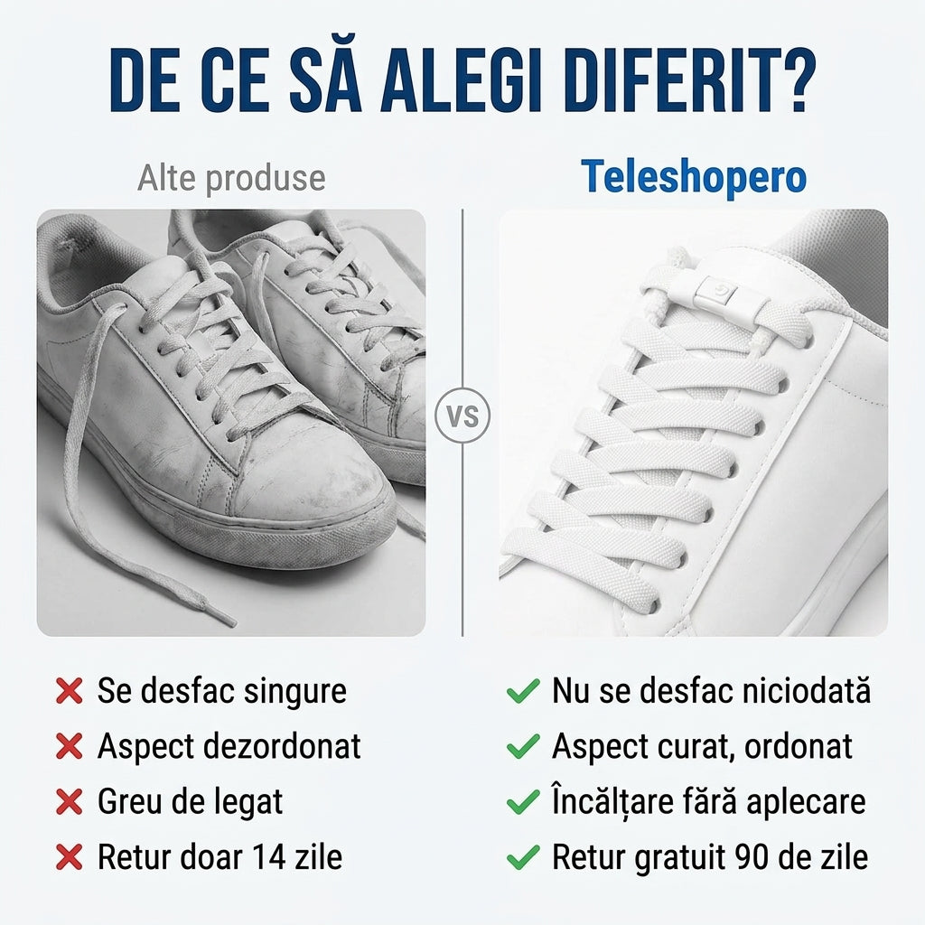 Șireturi Elastice Fără Nod