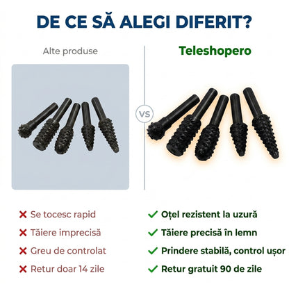 Set Burghie Sculptură Lemn