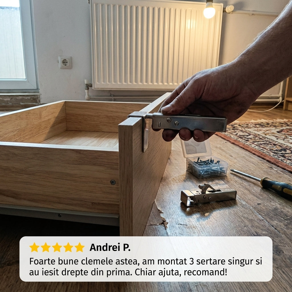 Clemă Montaj Fronturi Sertare