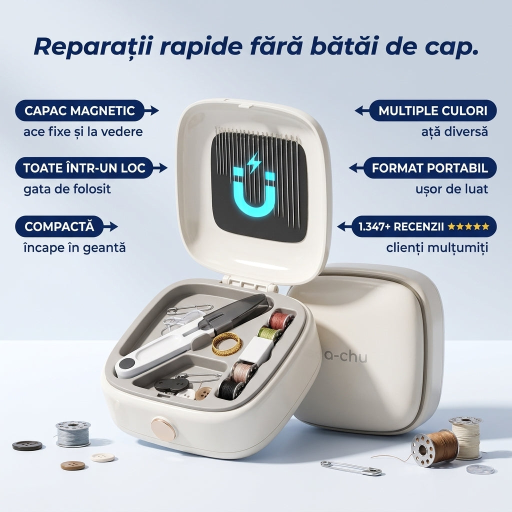Set Trusă Cusut Magnetică Portabilă