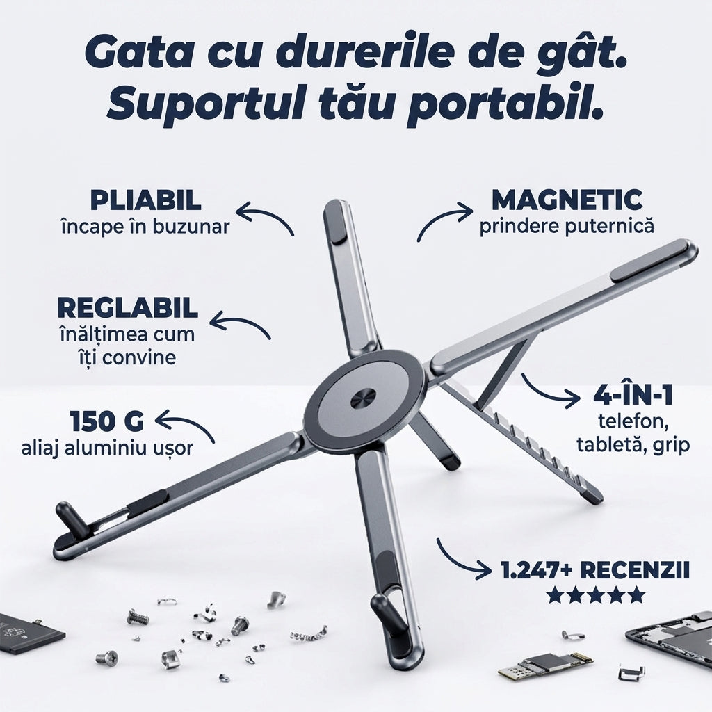 Suport Magnetic Pliabil Telefon