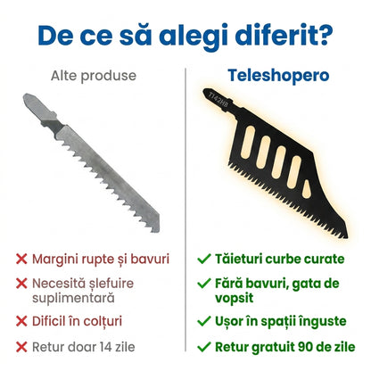 Lamă Curbată Tăieri Fine