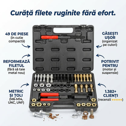 Set Reparare Filete Auto 49 Piese