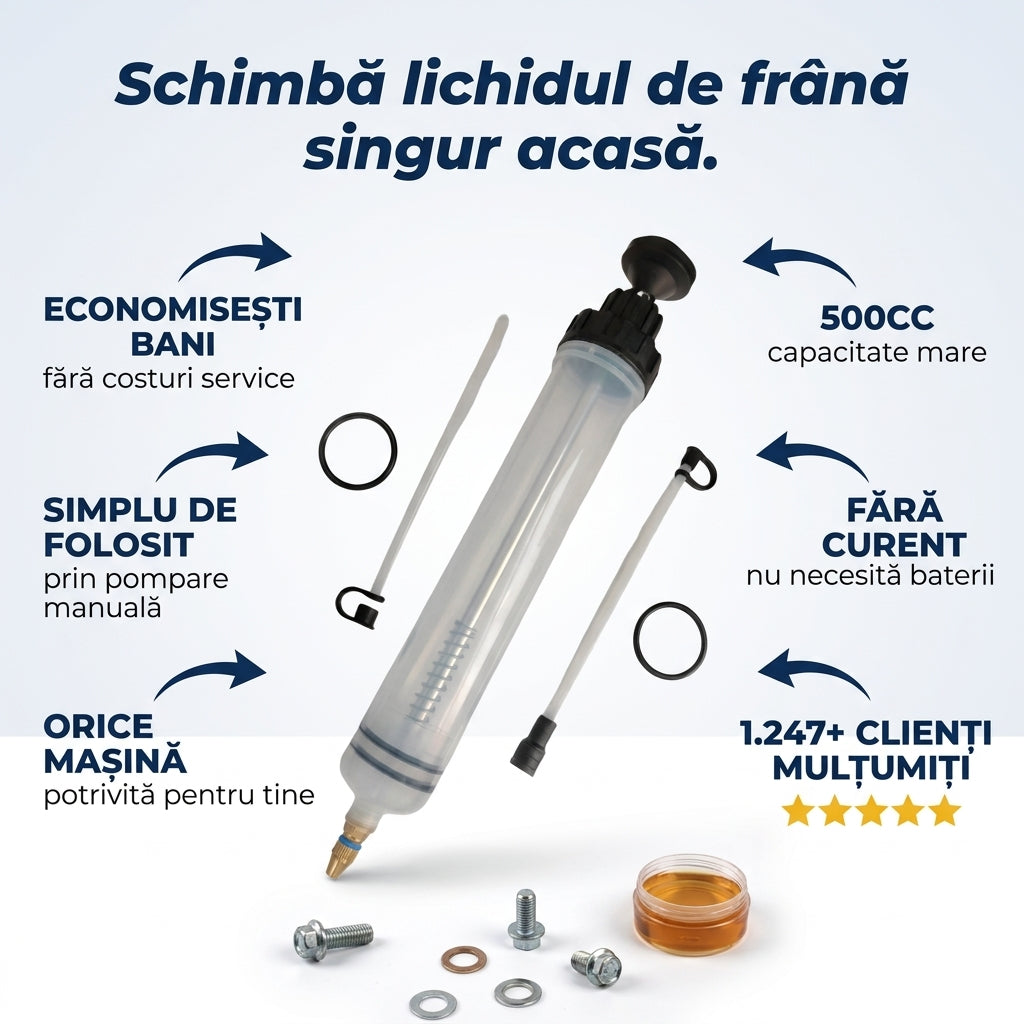 Pompă Extracție Lichid Frână