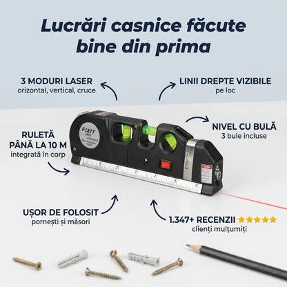 Nivel Laser cu Ruletă