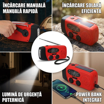 Radio Urgență Portabil Multifuncțional