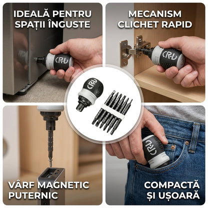 Șurubelniță Clicchet Compactă Magnetică