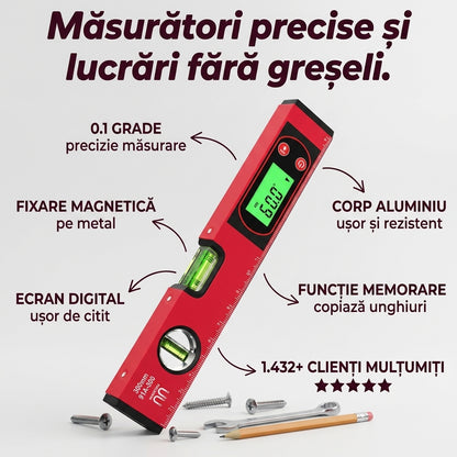 Nivelă Digitală Magnetică Aluminiu