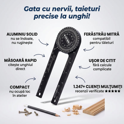 Transportor Unghiuri Tăiere Aluminiu
