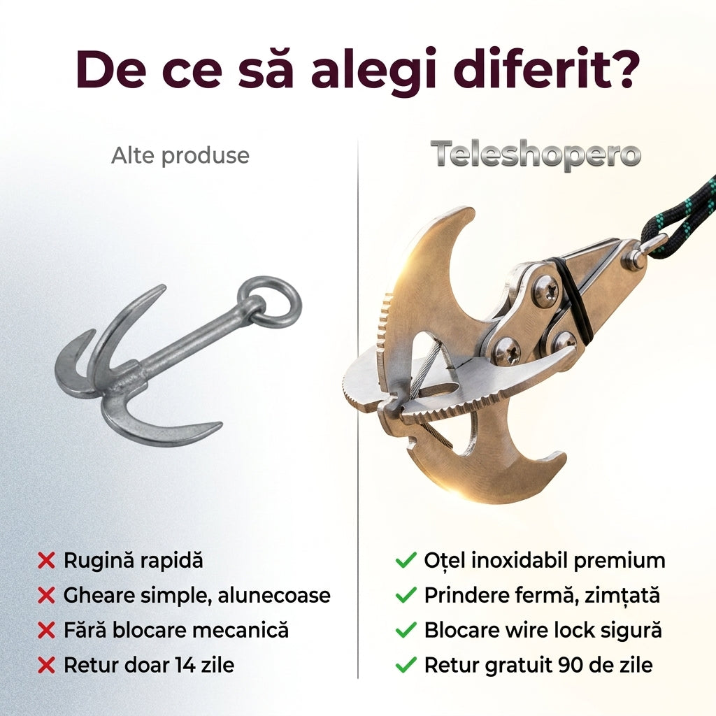 Cârlig Ancoră Pliabil Multifuncțional
