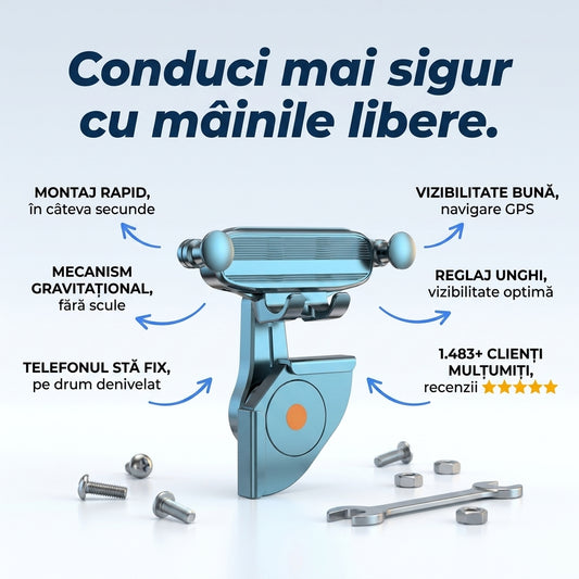 Suport Telefon Auto Gravitațional