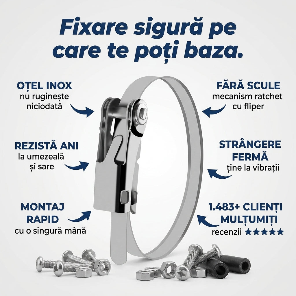 Clemă Ratchet Oțel Inox