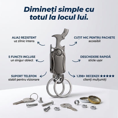 Suport Multifuncțional Chei Buzunar