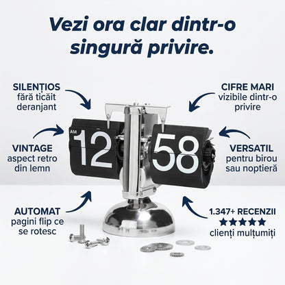Ceas Flip Retro Birou