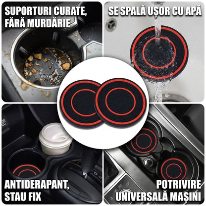 Set 2 Protecții Suport Pahare Auto