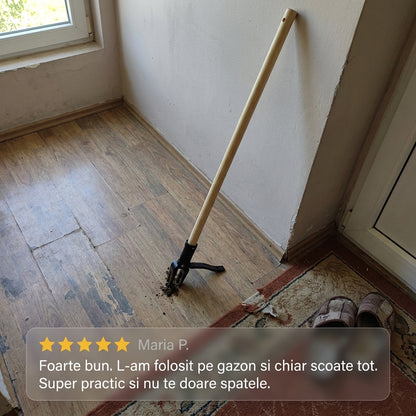 Trăgător Buruieni Mâner Lemn