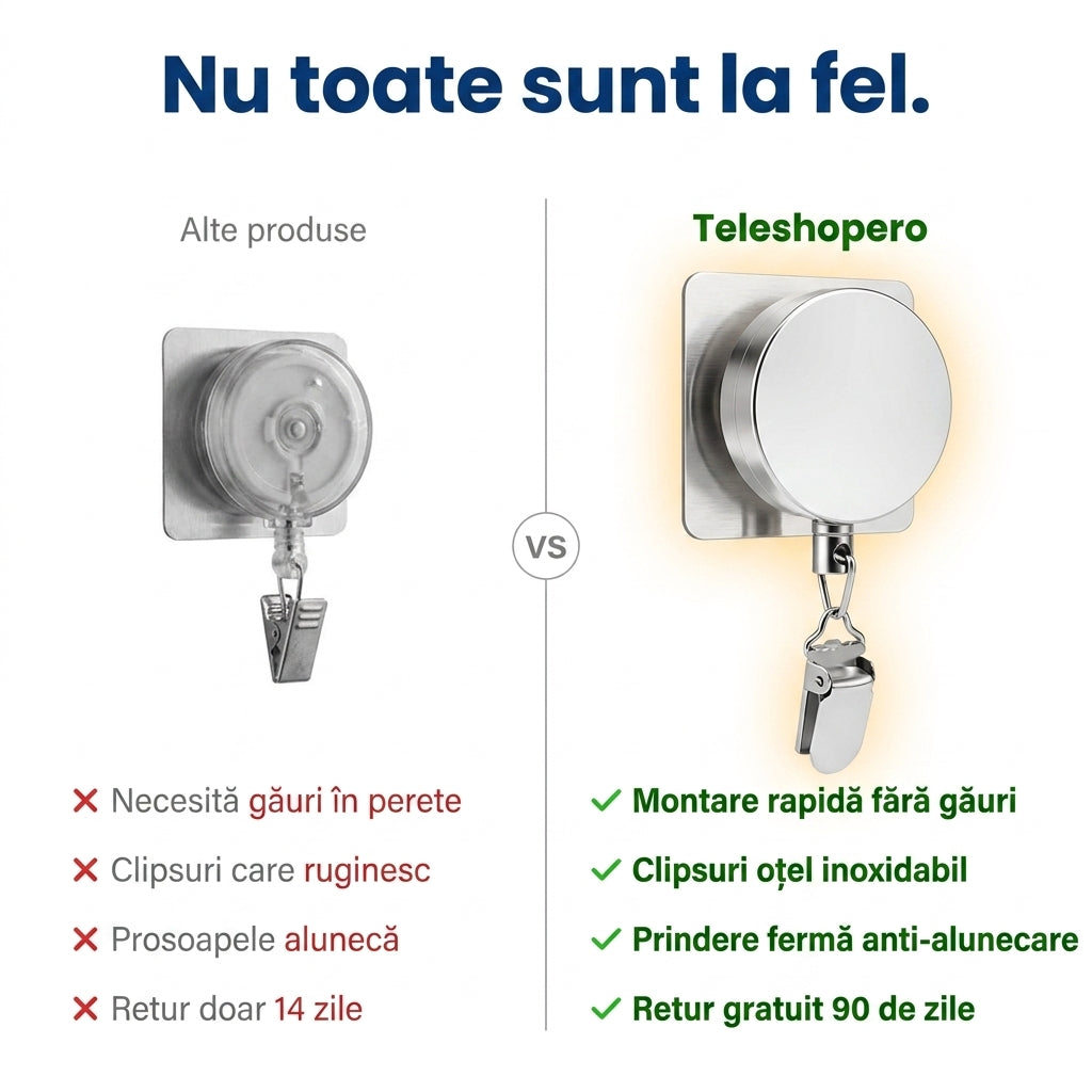 Suport Prosop Retractabil Adeziv