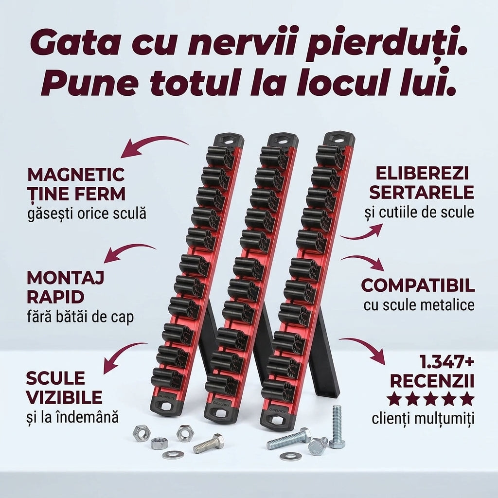 Organizator Magnetic pentru Unelte