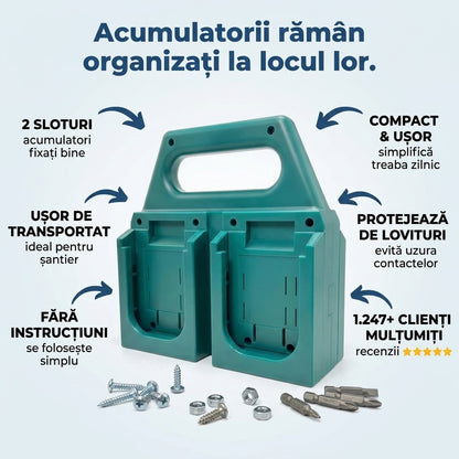 Suport Portabil pentru Acumulatori