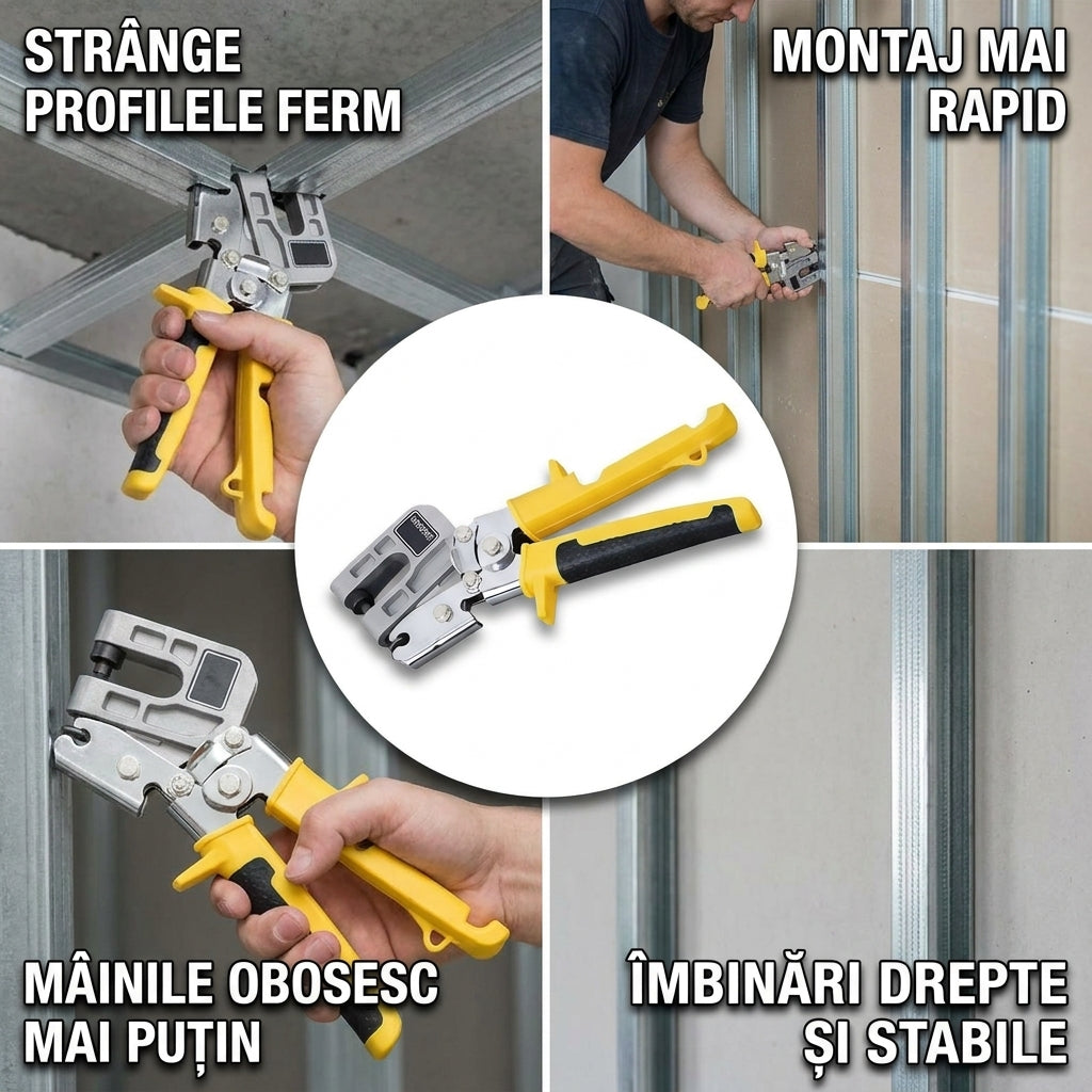 Clește Presare Profile Metalice