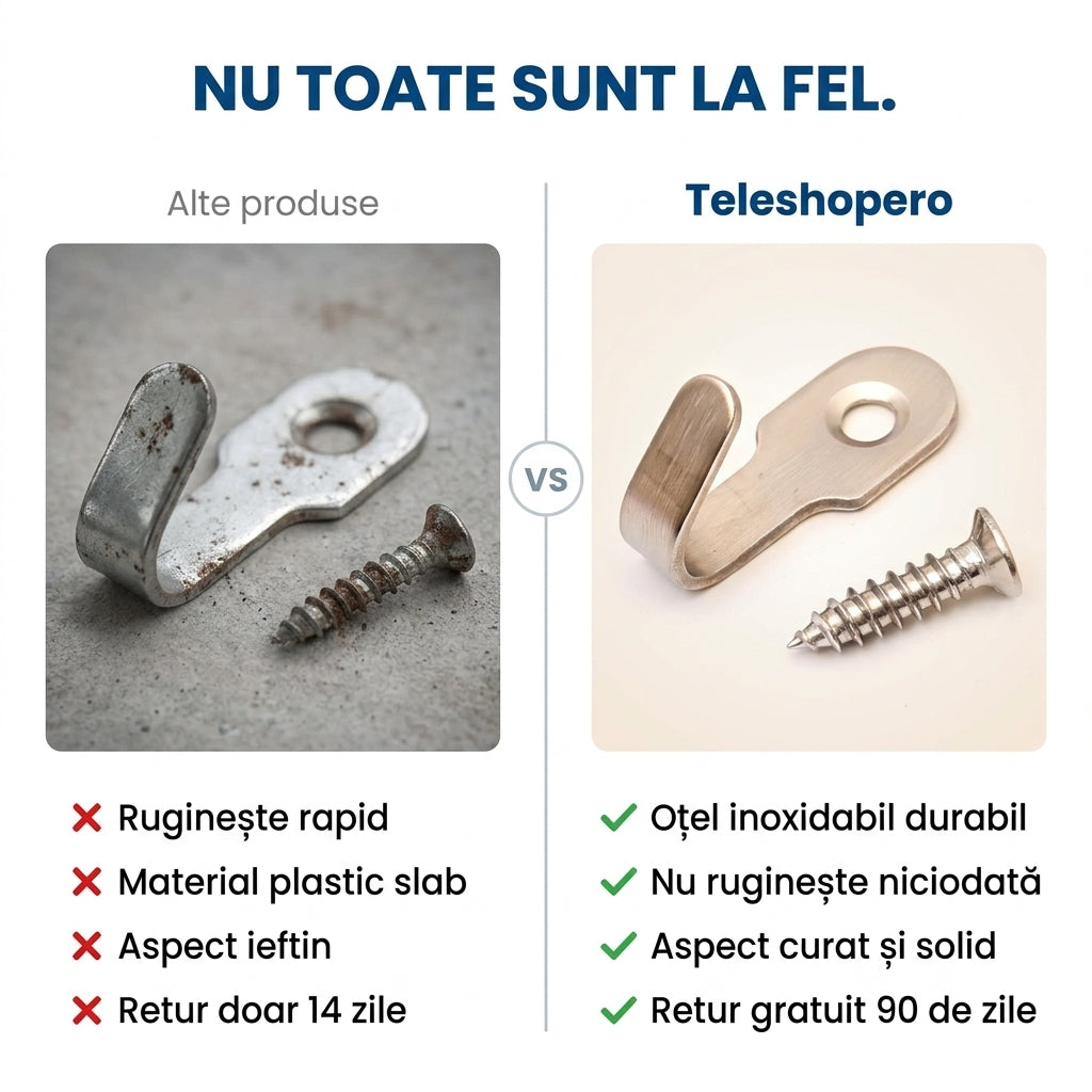 Cârlige Perete Oțel Inoxidabil
