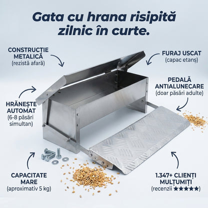 Hrănitor Automat Păsări Curte