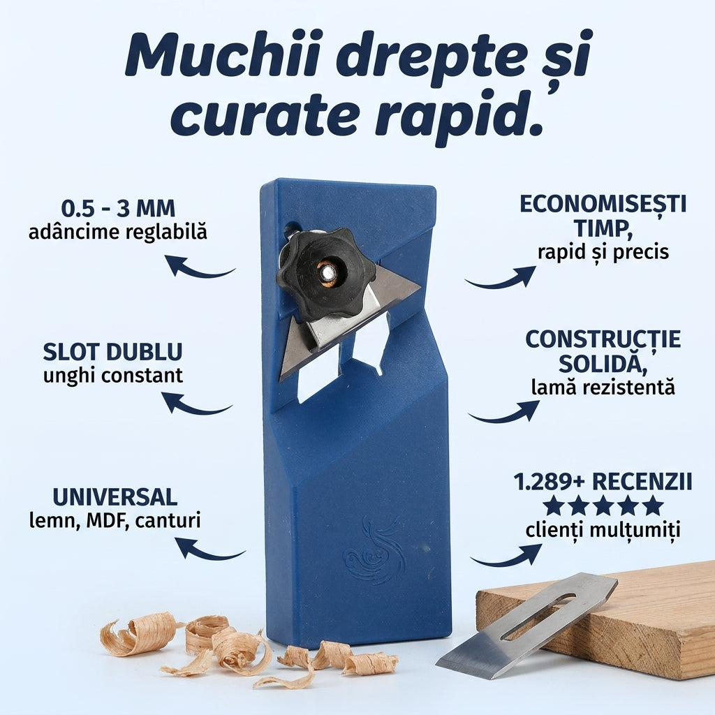 Rindea Lamă Dublă Chamfer