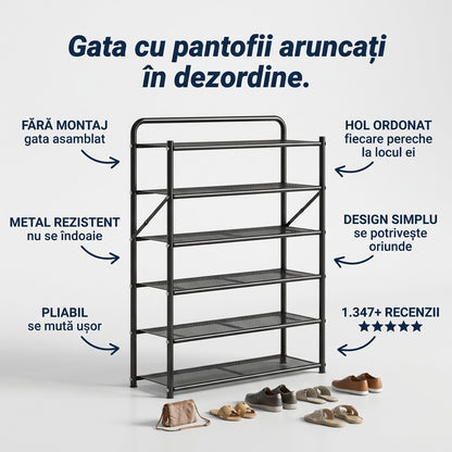 Suport Pantofi Metal Pliabil