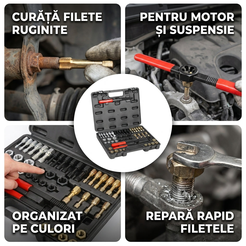 Set Reparare Filete Auto 49 Piese