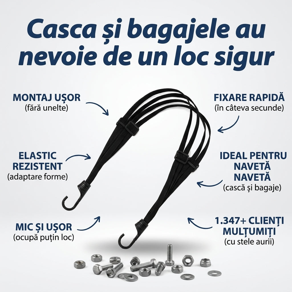 Plasă Elastică Cască Motocicletă