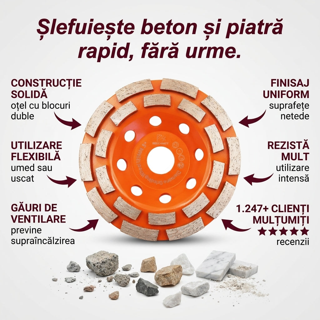 Disc abraziv piatră beton