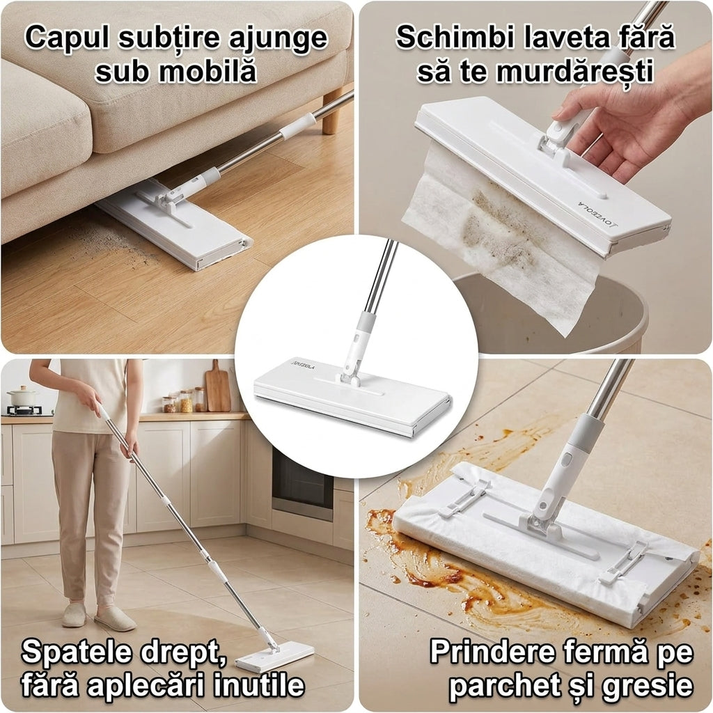 Mop Flat Curățare Rapidă