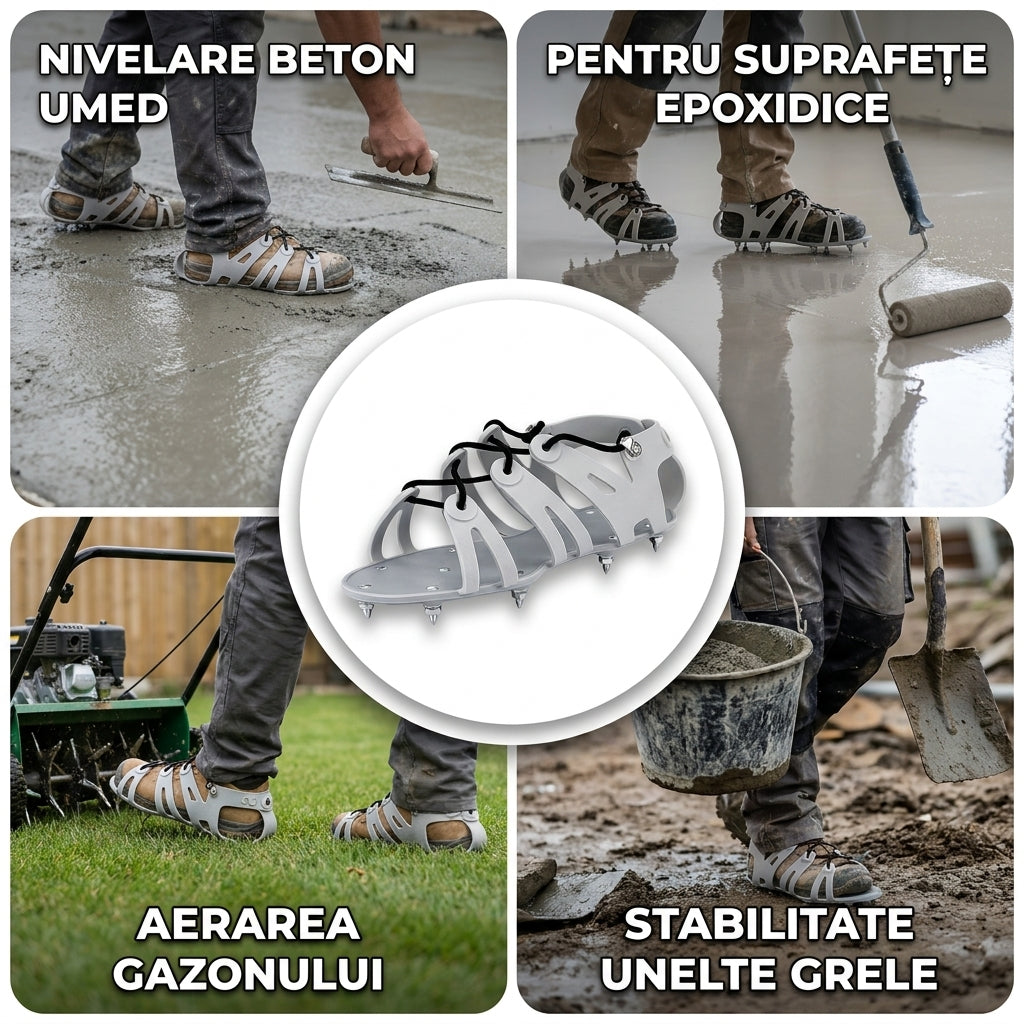 Pantofi Cuie Nivelare Beton