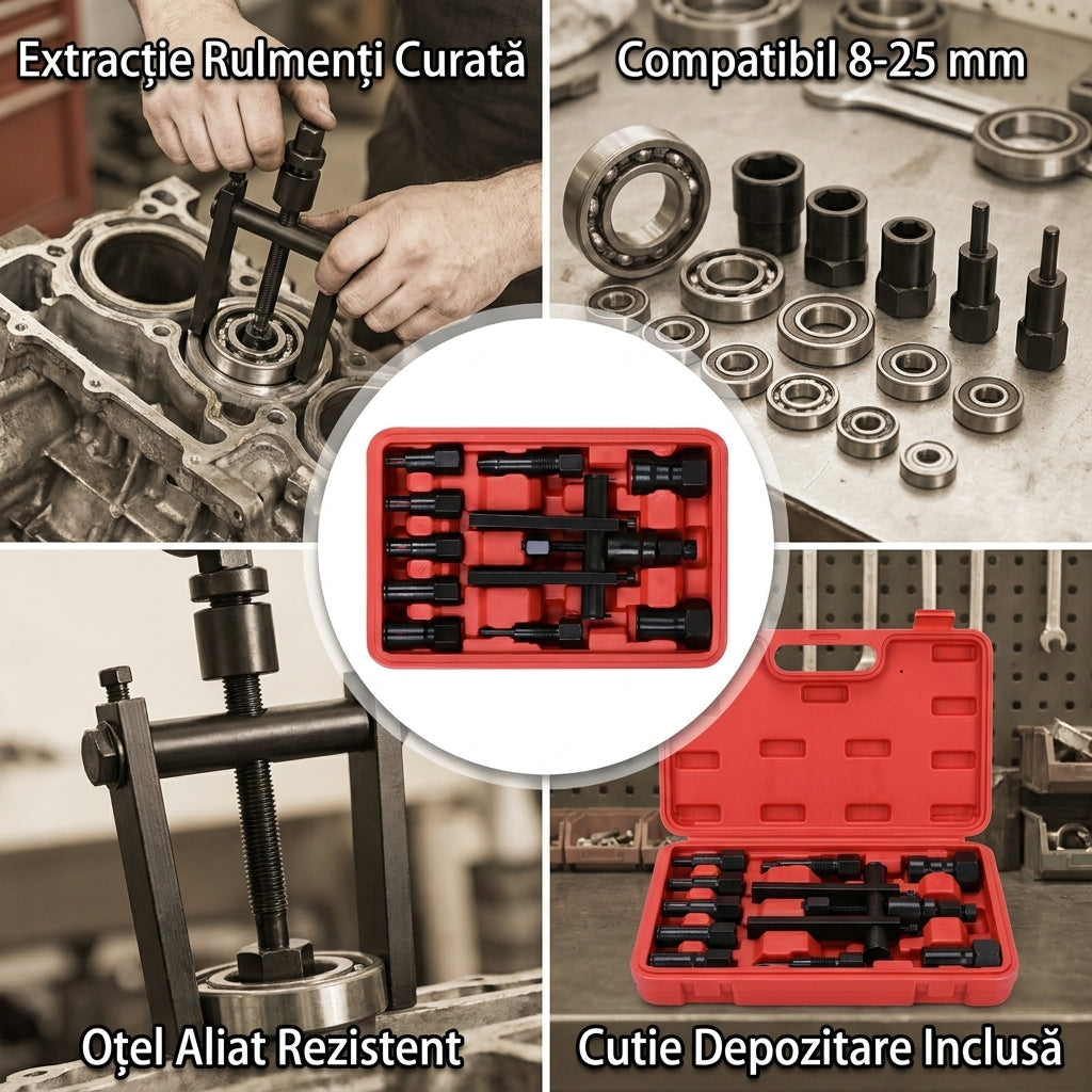 Set Extractoare Rulmenti 10 Piese