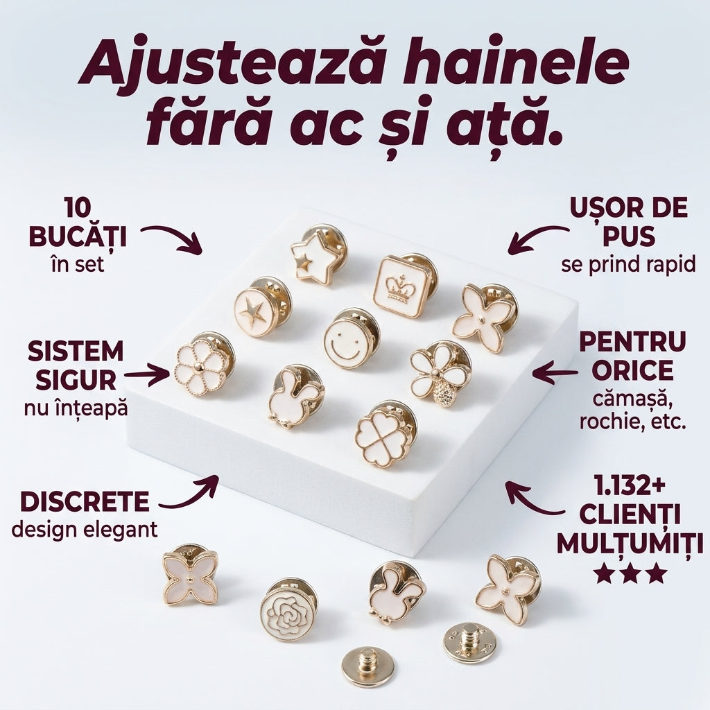 Set Pini Decorativi Haine