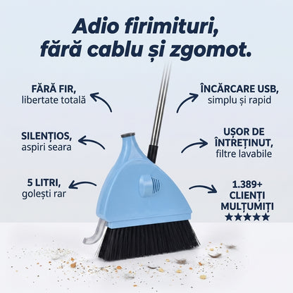 Aspirator Portabil Fără Fir