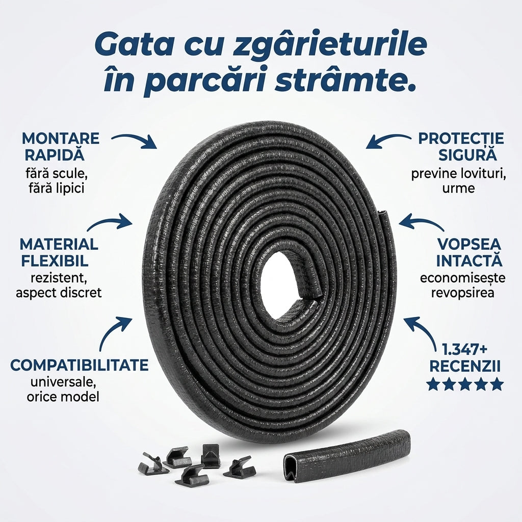 Protecții Margini Uși Auto 1 m