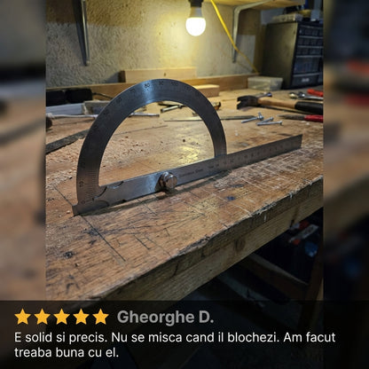 Raportor Unghiuri din Oțel