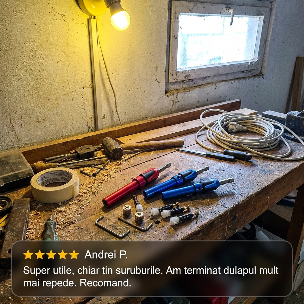 Bucșă magnetică pentru șuruburi