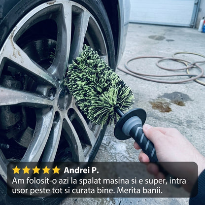 Perie Rotativă Jante Auto