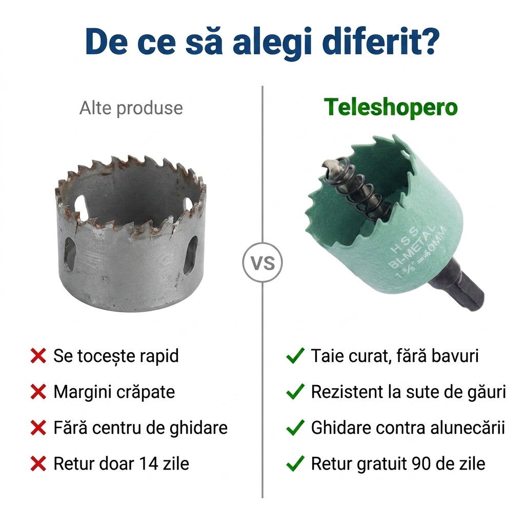 Daltă Circulară HSS Găurit